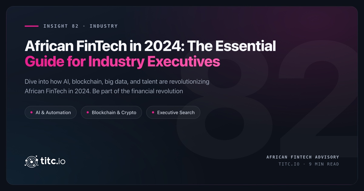 African FinTech in 2024