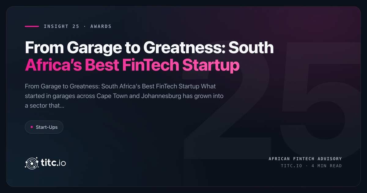Best fintech startup