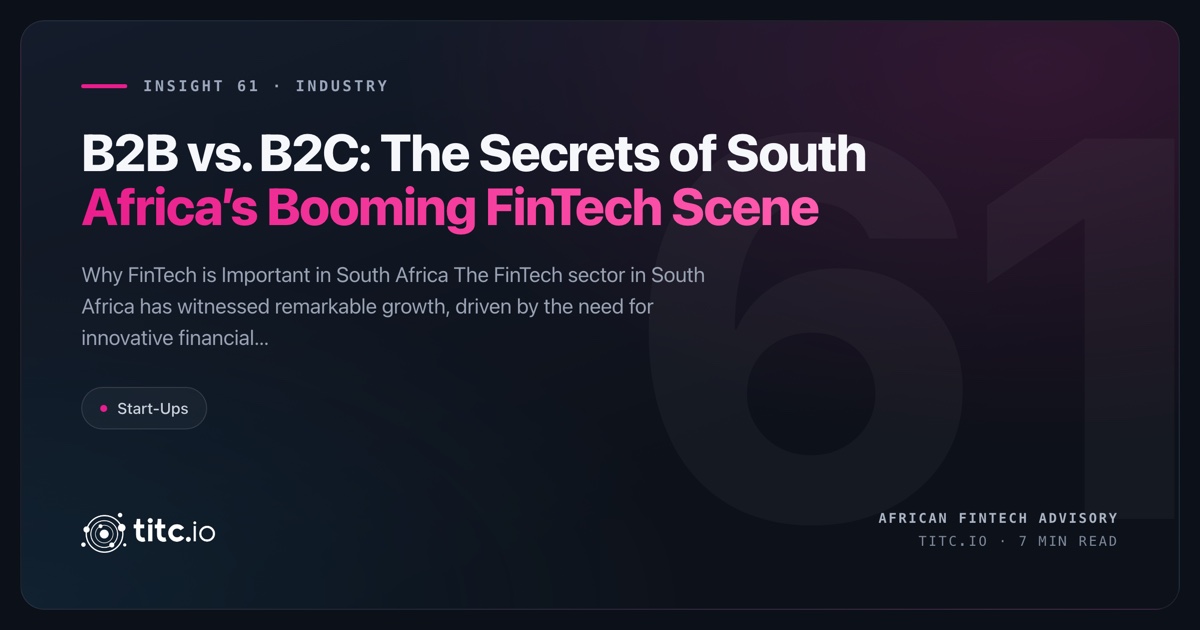 FinTech Startups