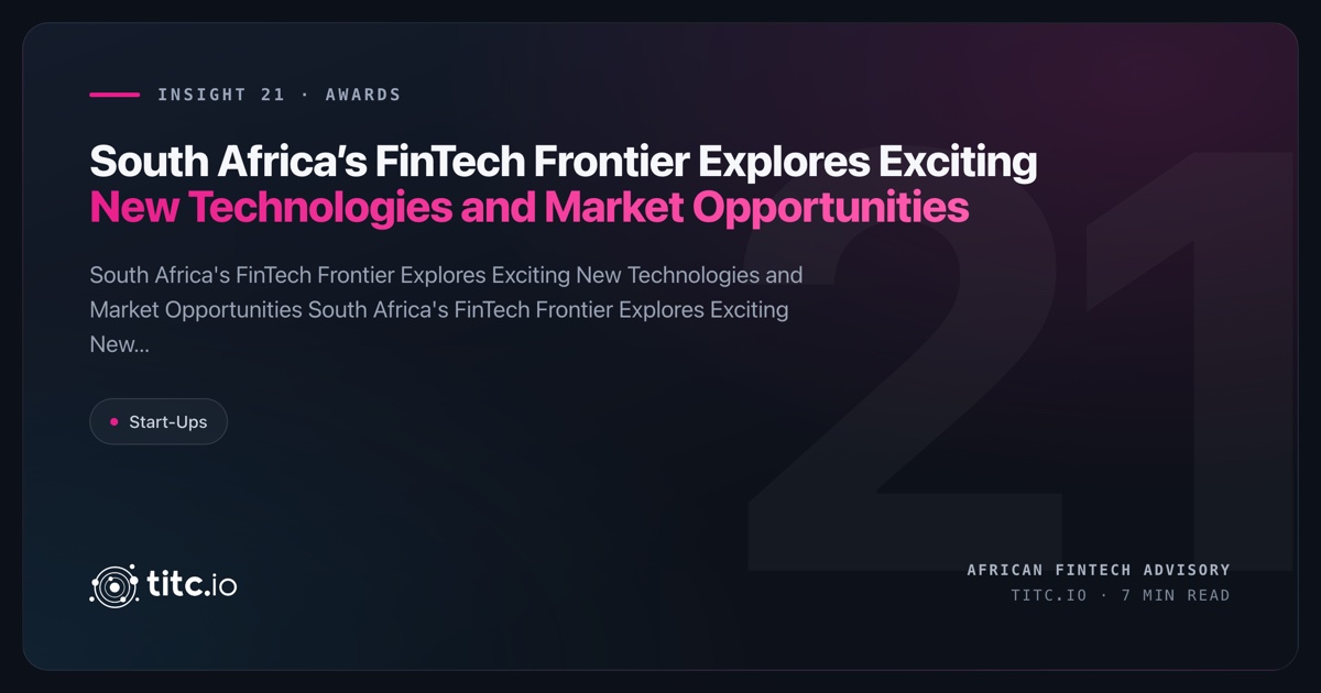 FinTech Frontier