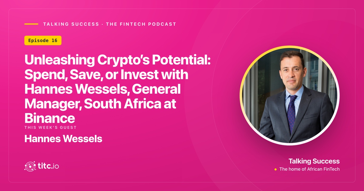 Hannes Wessels, General Manager, South Africa at Binance